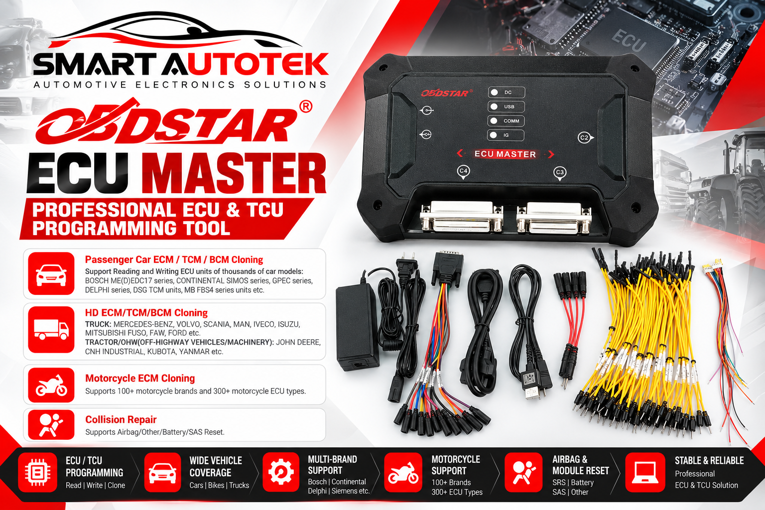OBDSTAR ECU MASTER PROFESSIONAL ECU & TCU PROGRAMMING TOOL product image